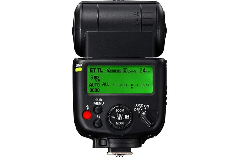 Pantalla del Canon 430EX III-RT
