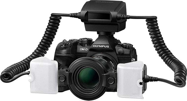 Olympus STF‑8 Flash doble
