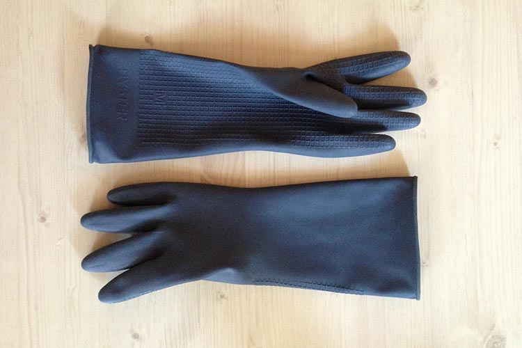 Guantes de limpieza de látex