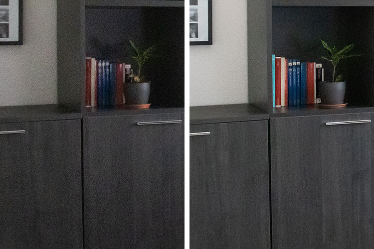 Comparativa a ISO 6400